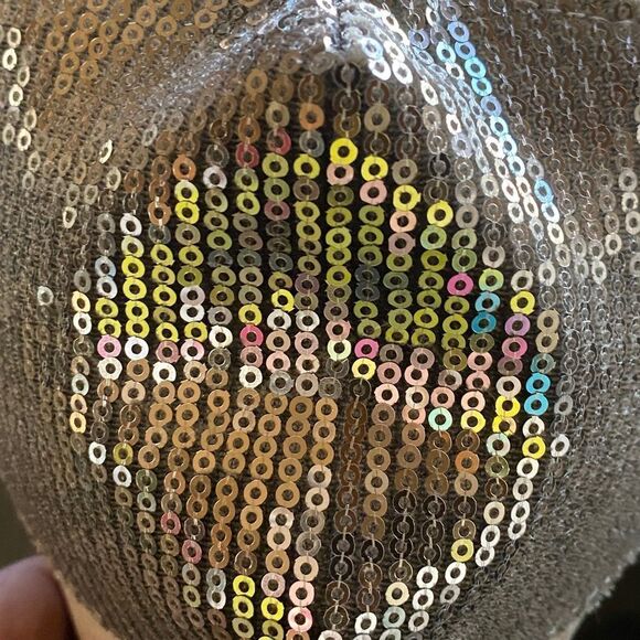Silver Sequin Mask‎ NWT - Picture 7 of 8
